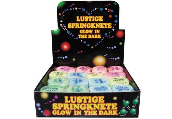 Lustige Springknete, glow in the dark