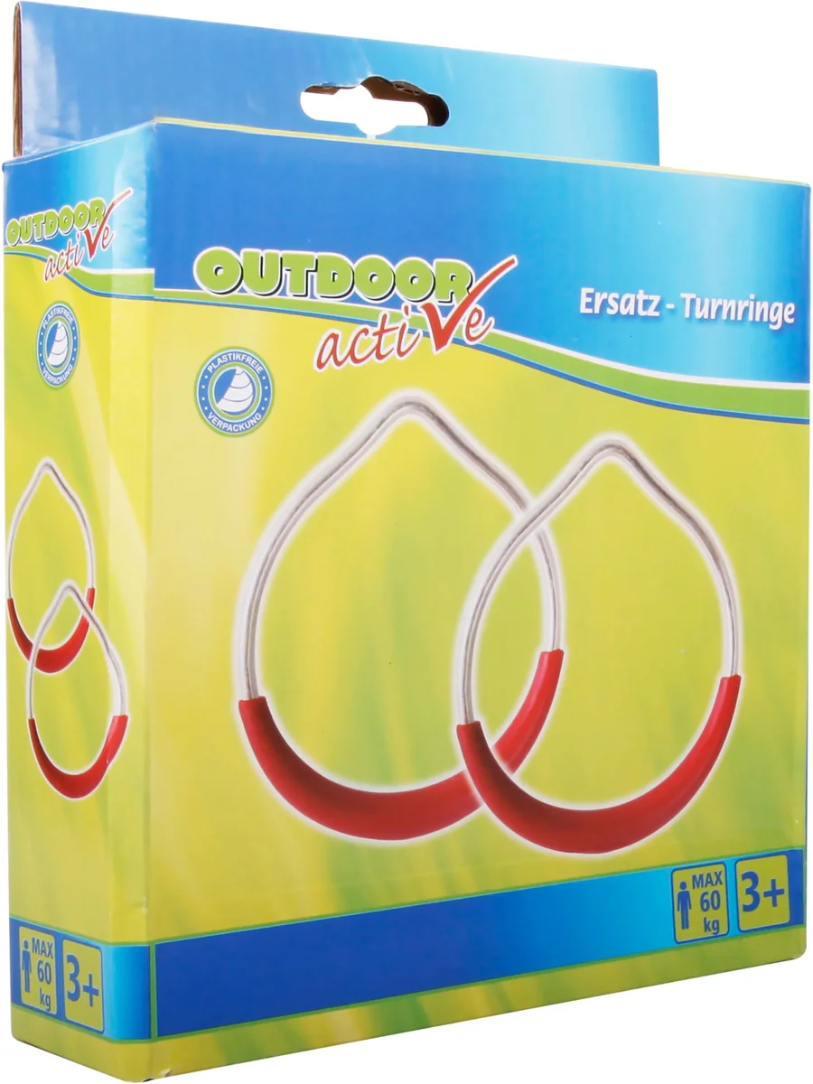 Outdoor Active Turnringe Kunststoff/Metall, 2 Stück
