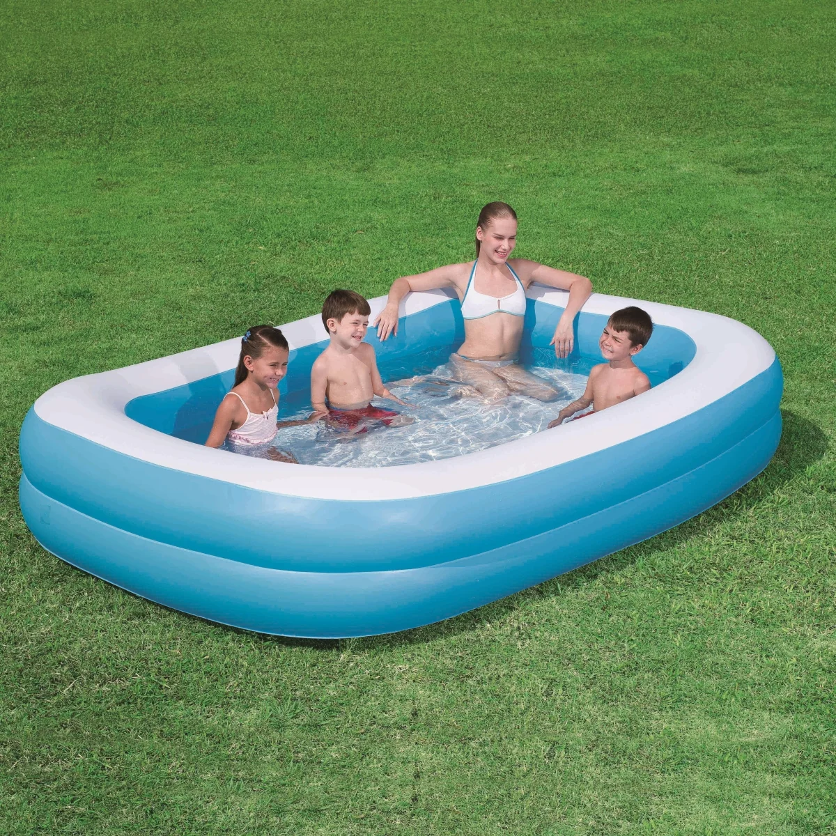 Family Pool blau ca. 262x175x51 cm