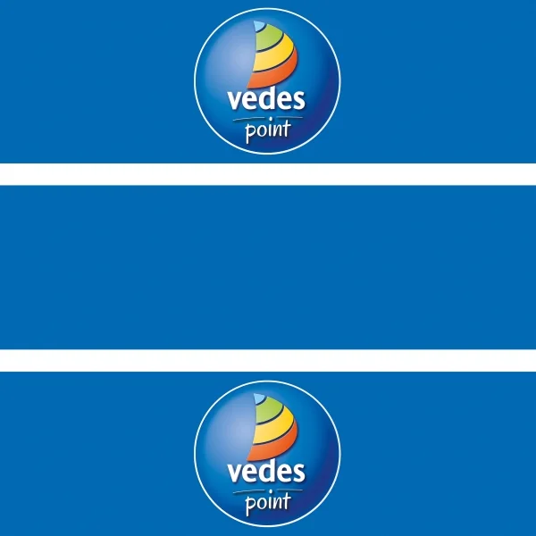 3 VEDES point Schaufensterkleber 98x30cm