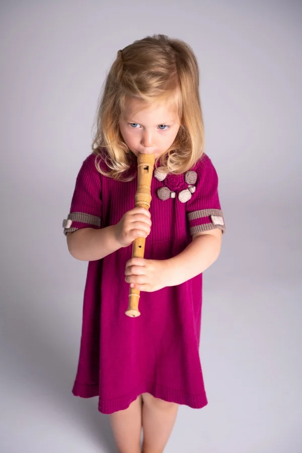 Boogie Bee Blockflöte Holz Barock, 32cm