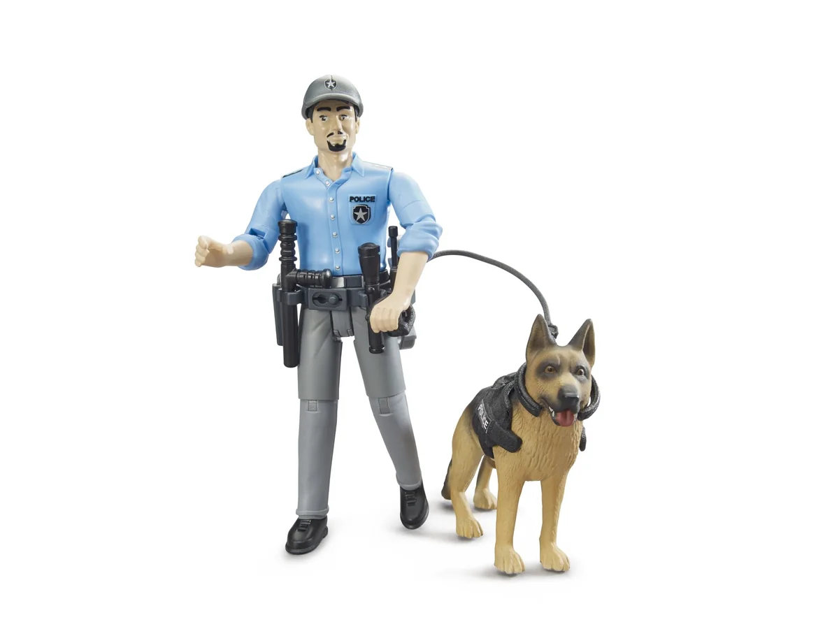 bworld Polizist mit Hund
