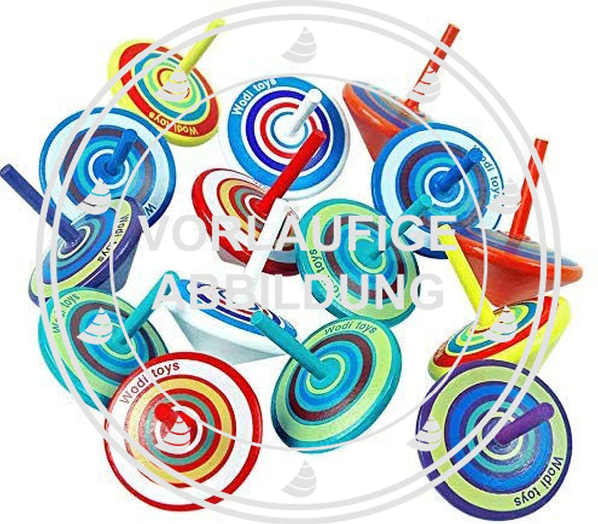 Kreisel 5cm, 4-f.sortiert im Display