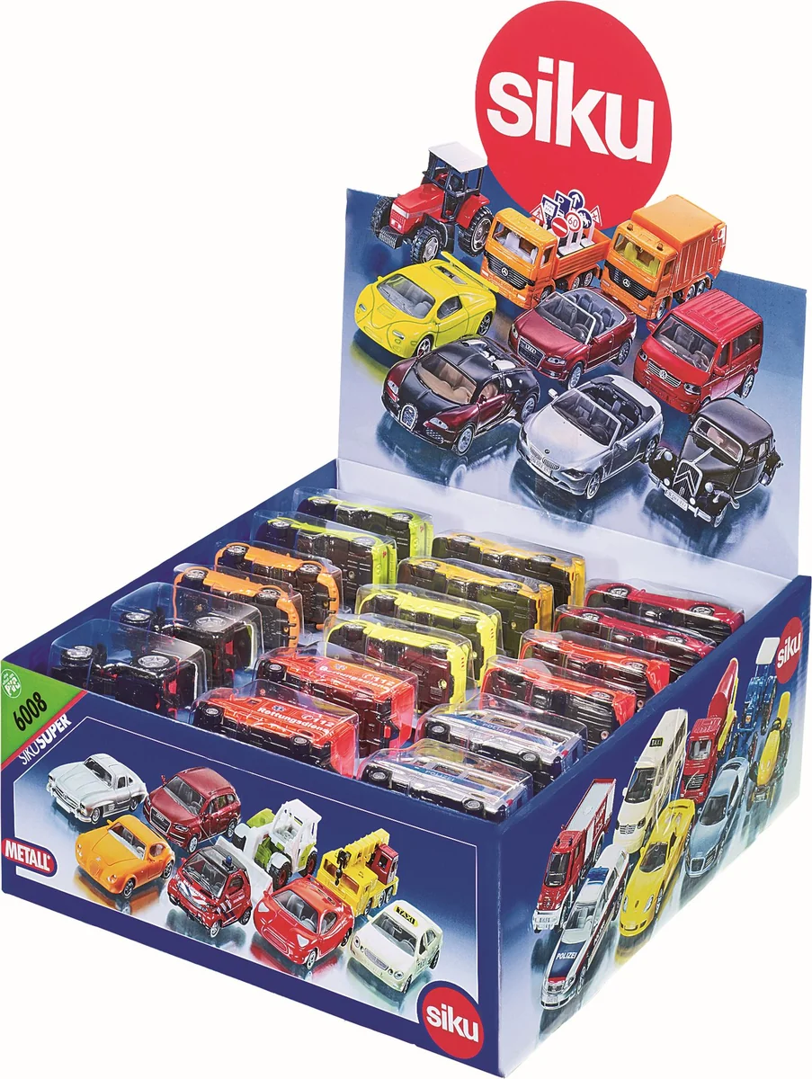 SIKU Displaykarton 50 Stück Größe 08 sortiert