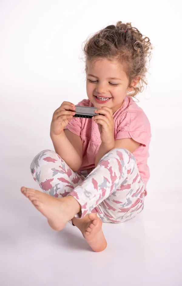 Boogie Bee Mundharmonika Metall, 10,5cm