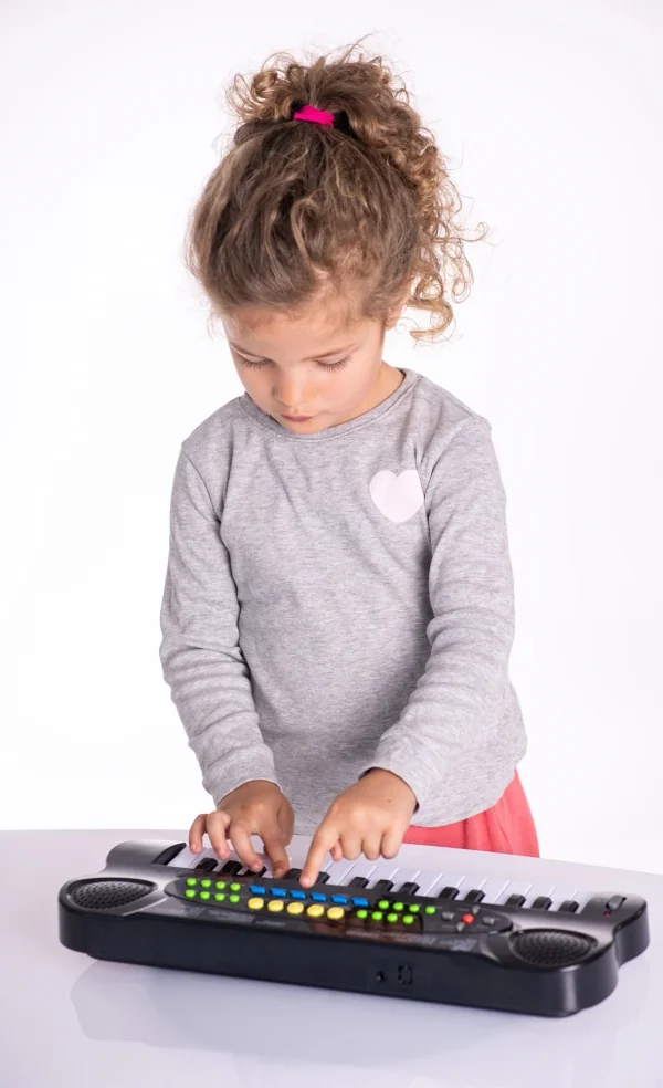 BGB Elektrisches Keyboard mit Mikrofon, L43cm