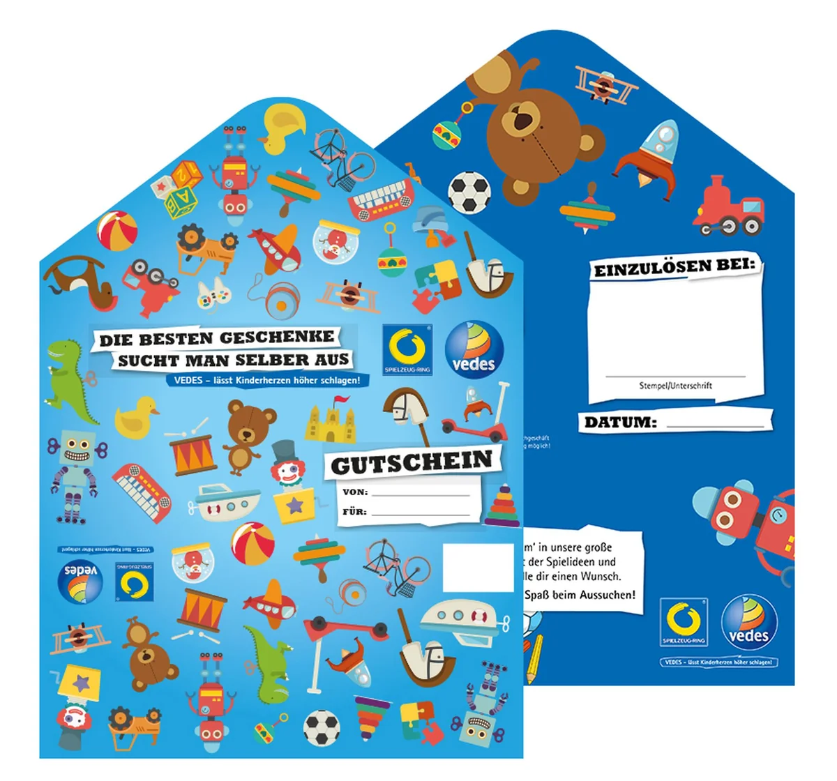 100 VEDES Geschenkgutscheine