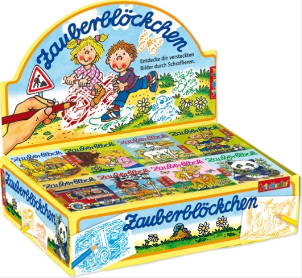 Kleiner Zauberblock Display 9, A8, 8 Motive