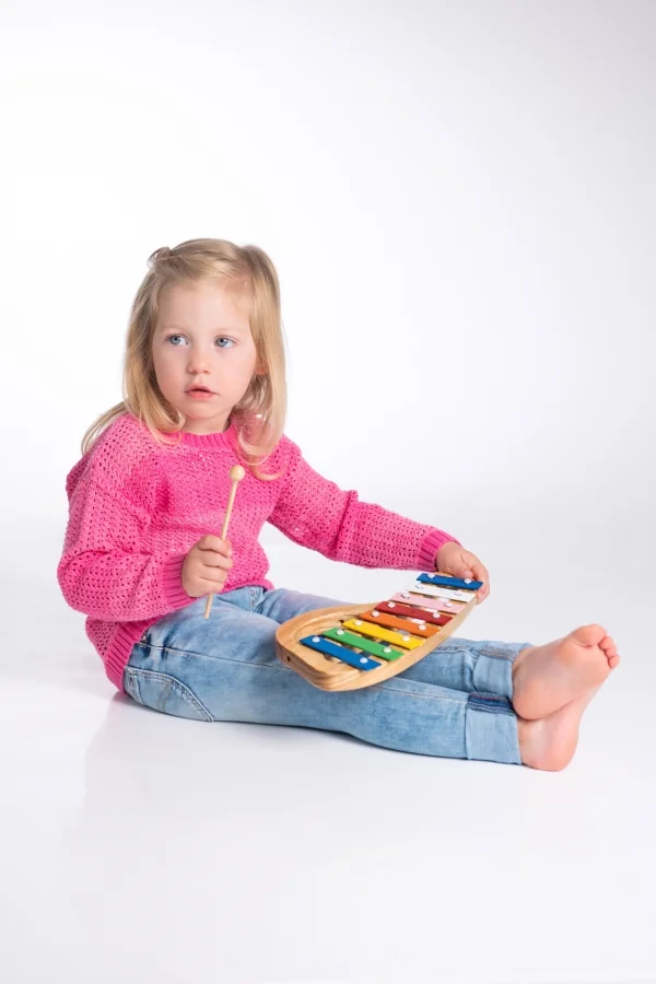 Boogie Bee Metallophon Holz mit 8 Noten