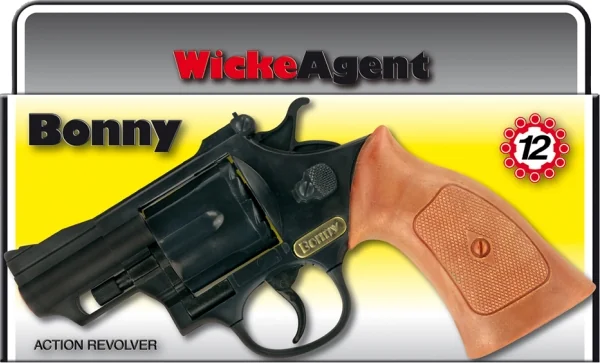 12er Agentenrevolver Bonny 23,8cm, Box