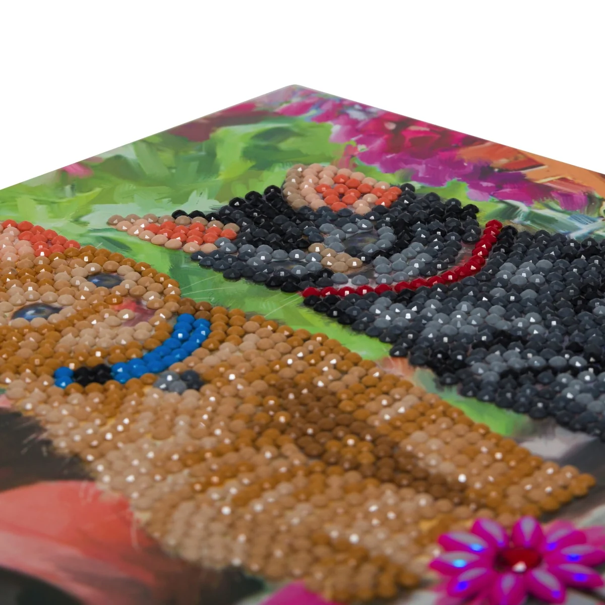 Crystal Art Grußkarte Katzenfreunde