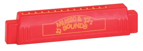 Boogie Bee Mundharmonika, 12 Noten, rot