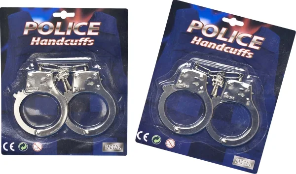 Handschellen Metall auf Karte