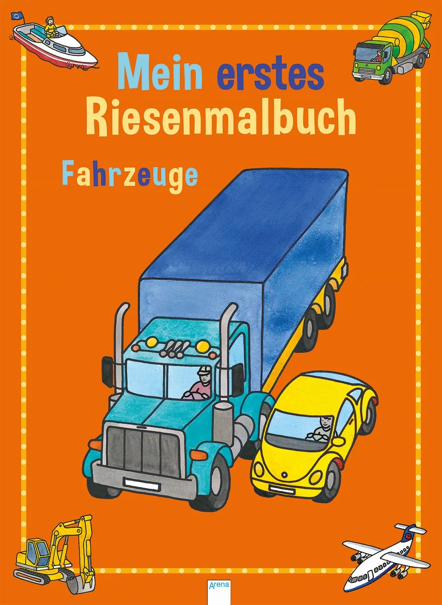 1. Riesenmalbuch Fahrzeuge