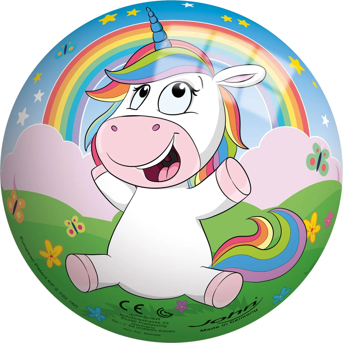 Buntball Einhorn 5''