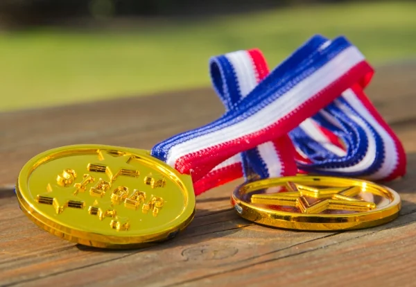 Medaillen am Band, 6 Stück