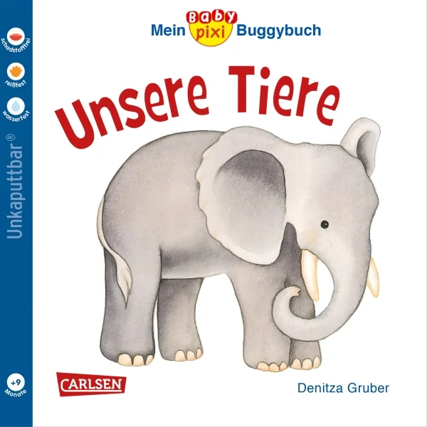 Baby-Pixi 44: Buggybuch - Unsere Tiere
