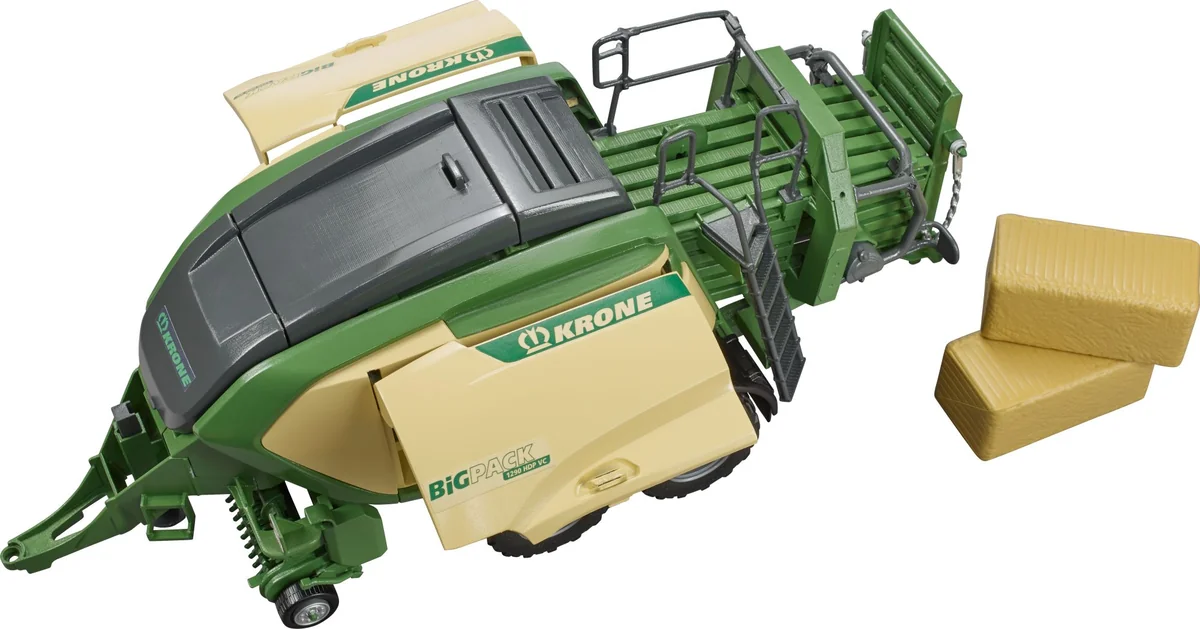 Krone Big Pack 1290 HDP VC, 2 Quaderballen