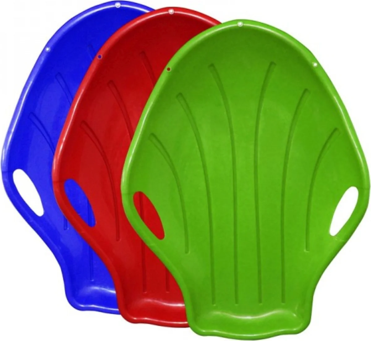 Muschelrutscher 3-fach sortiert