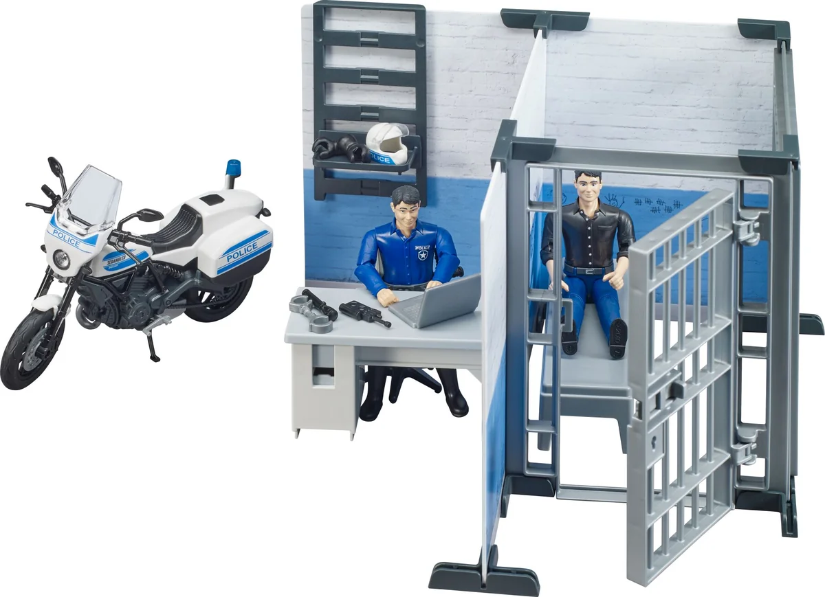 bworld Polizeistation + Polizeimotorrad