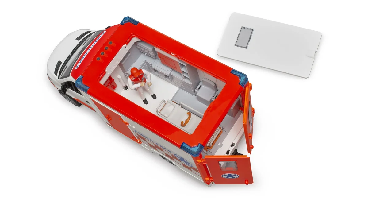 Mercedes Sprinter Ambulanz mit Fahrer, Licht + Sound