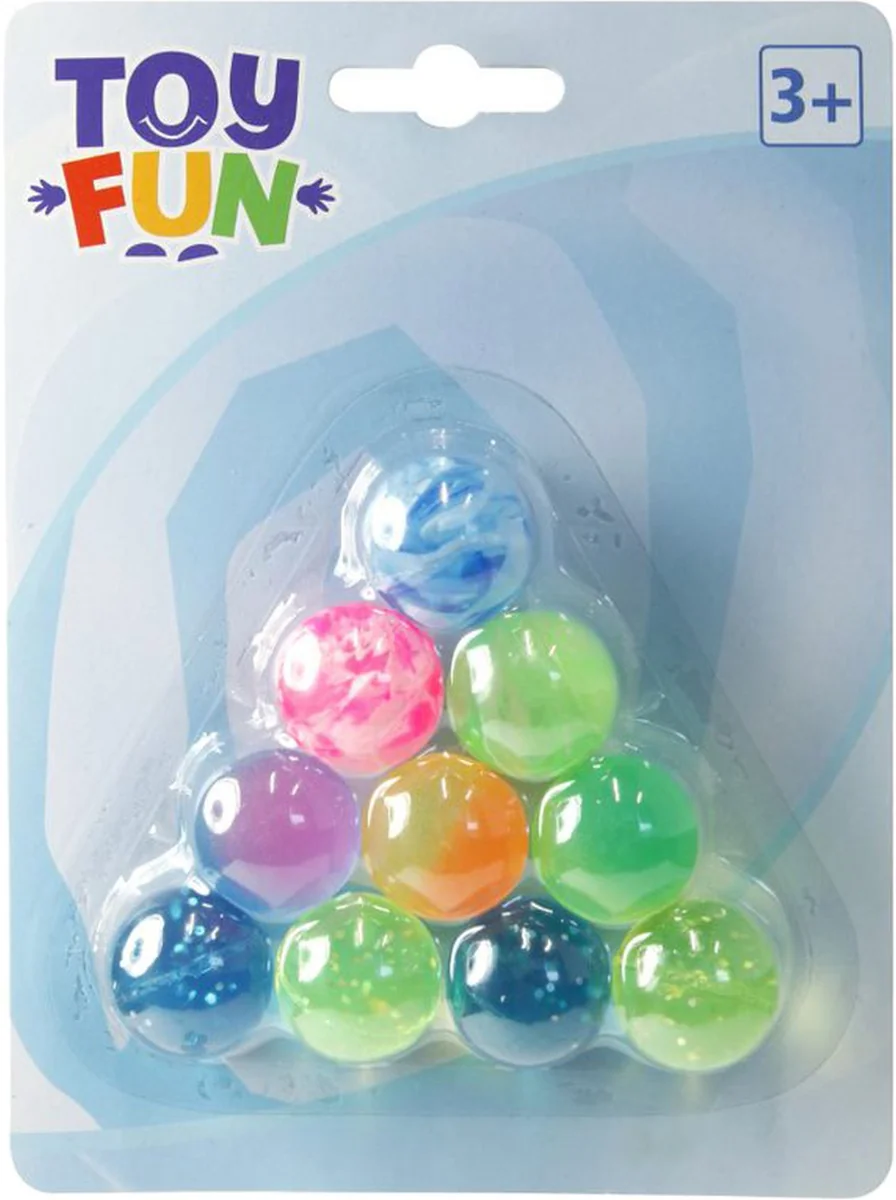 Flummi 25mm, 10Stück