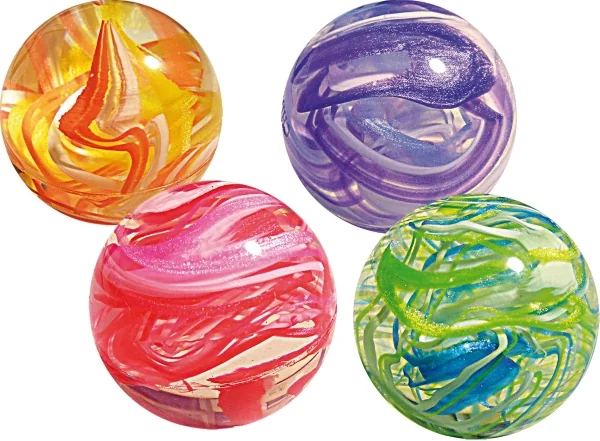 Flummi farblich sortiert Murmeloptik ca.3cm