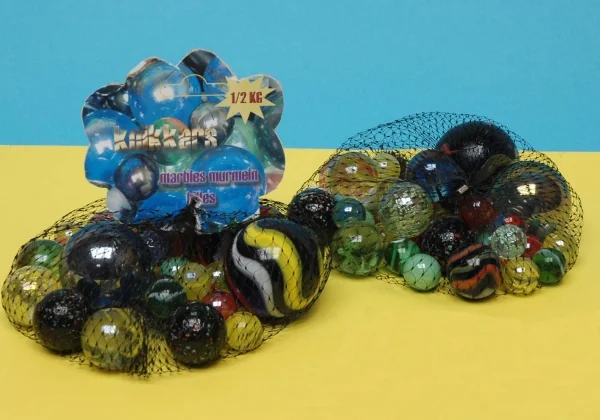 Murmeln im Netz 500g sortiert